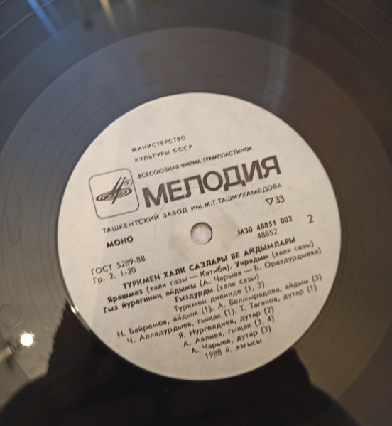 ТУРКМЕНСКИЕ ПЕСНИ И МЕЛОДИИ.