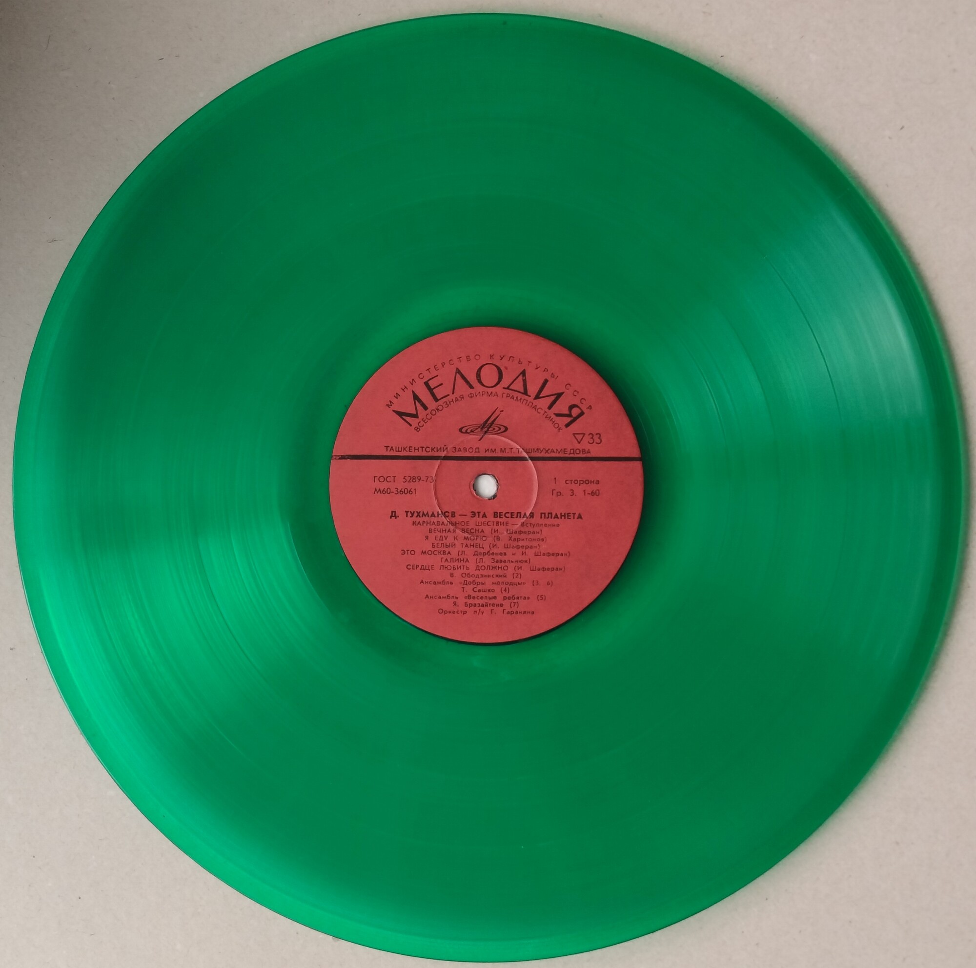 Давид Тухманов. «Эта веселая планета»