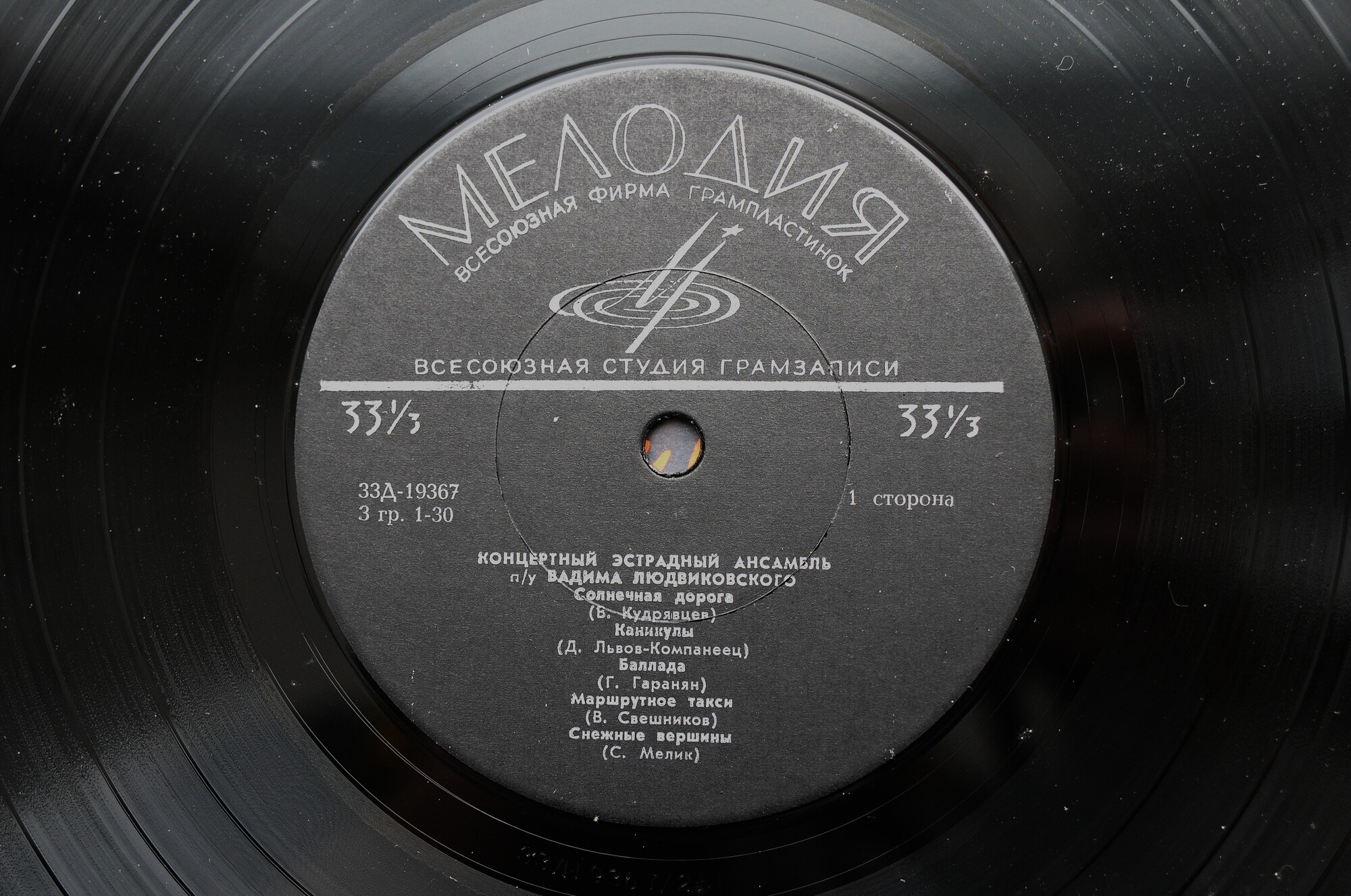 Концертный эстрадный ансамбль п/у В. Людвиковского