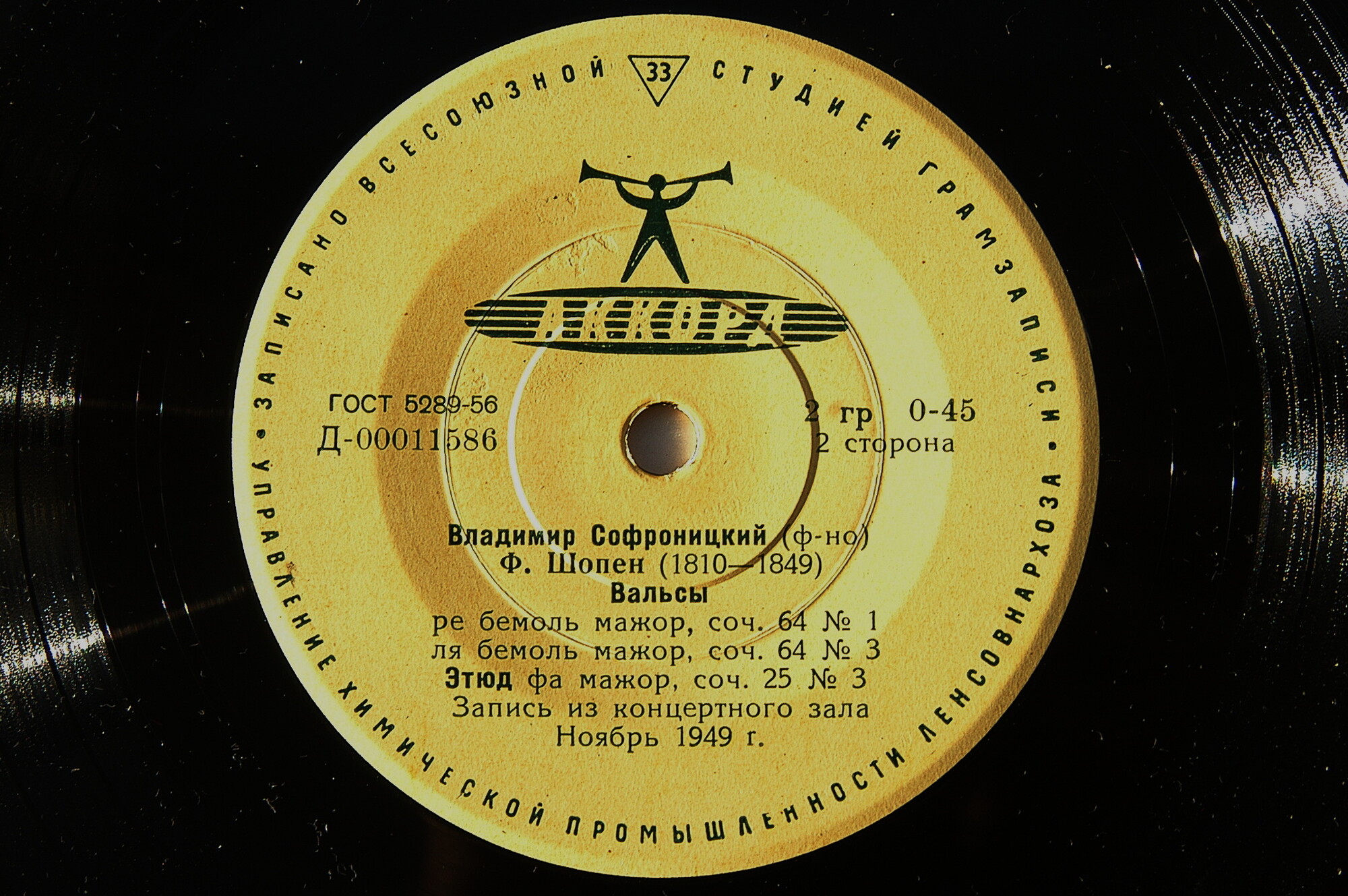 В. Софроницкий (ф-но)