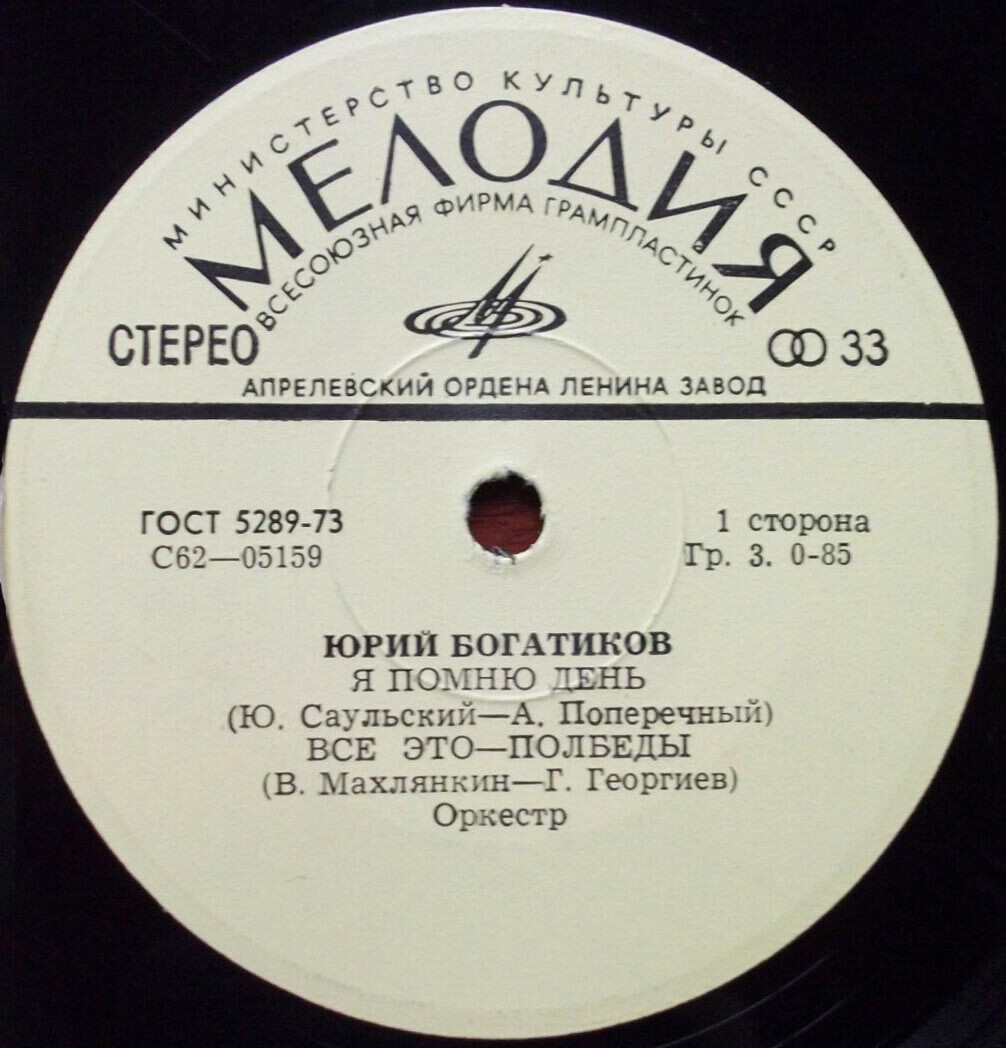 Юрий БОГАТИКОВ