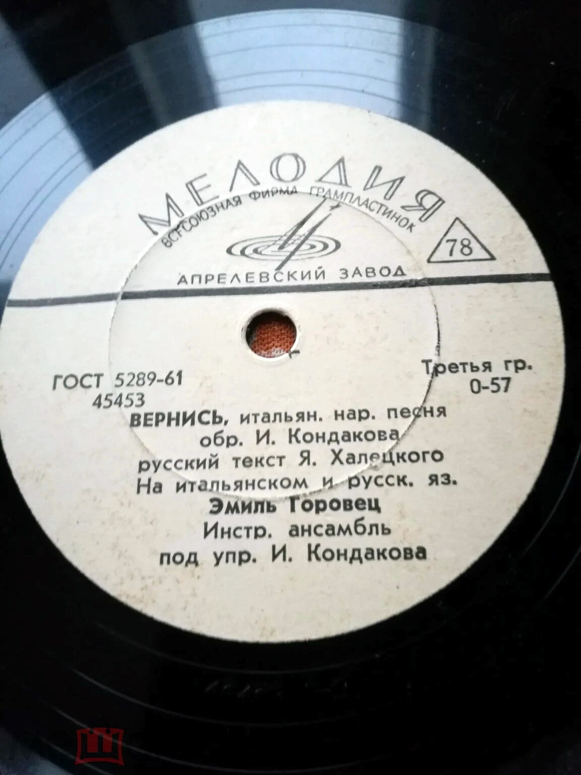 Эмиль Горовец —  Вернись / Ирена