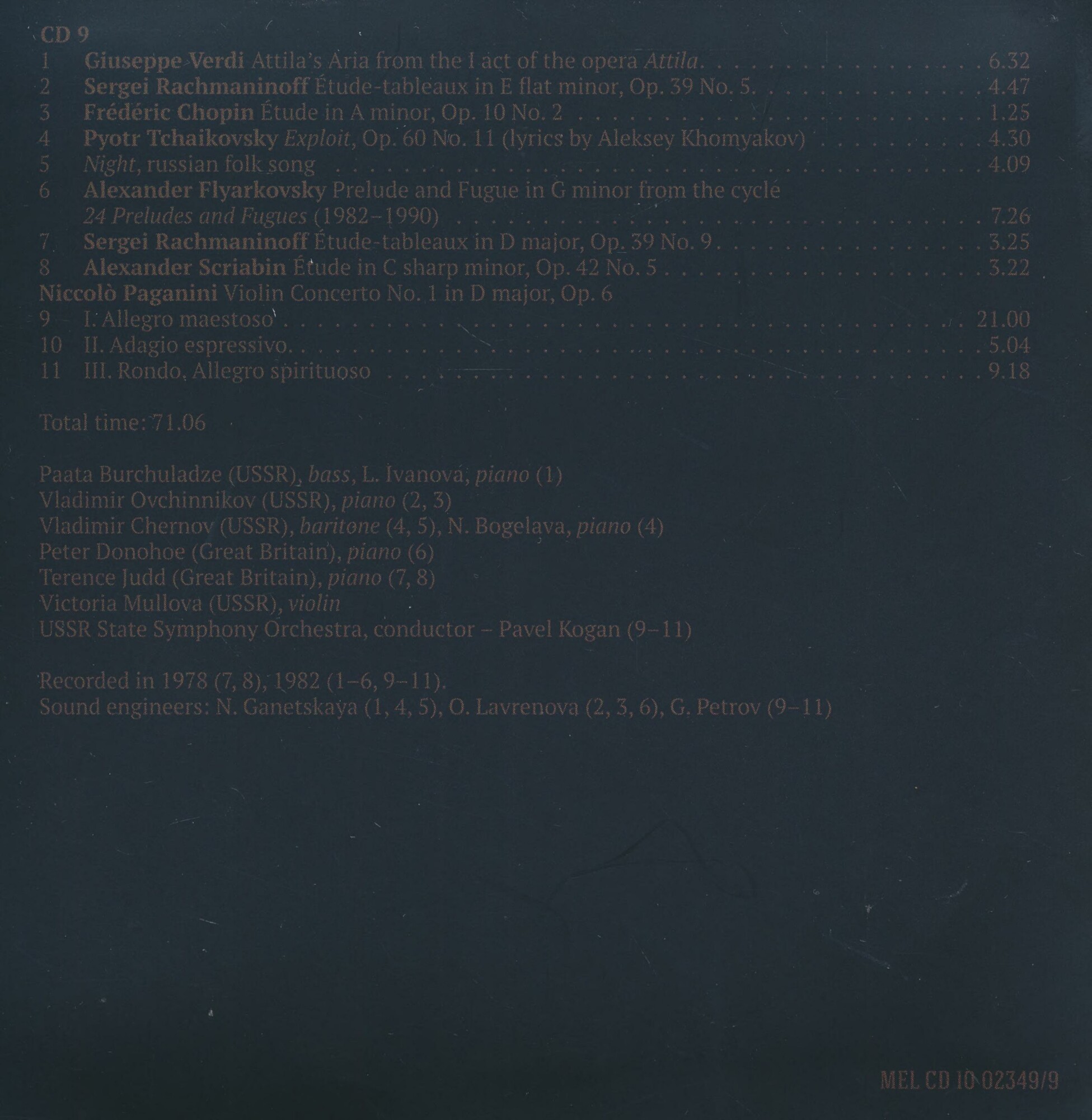 Из истории Конкурса им. П. И. Чайковского. Фонодокументы