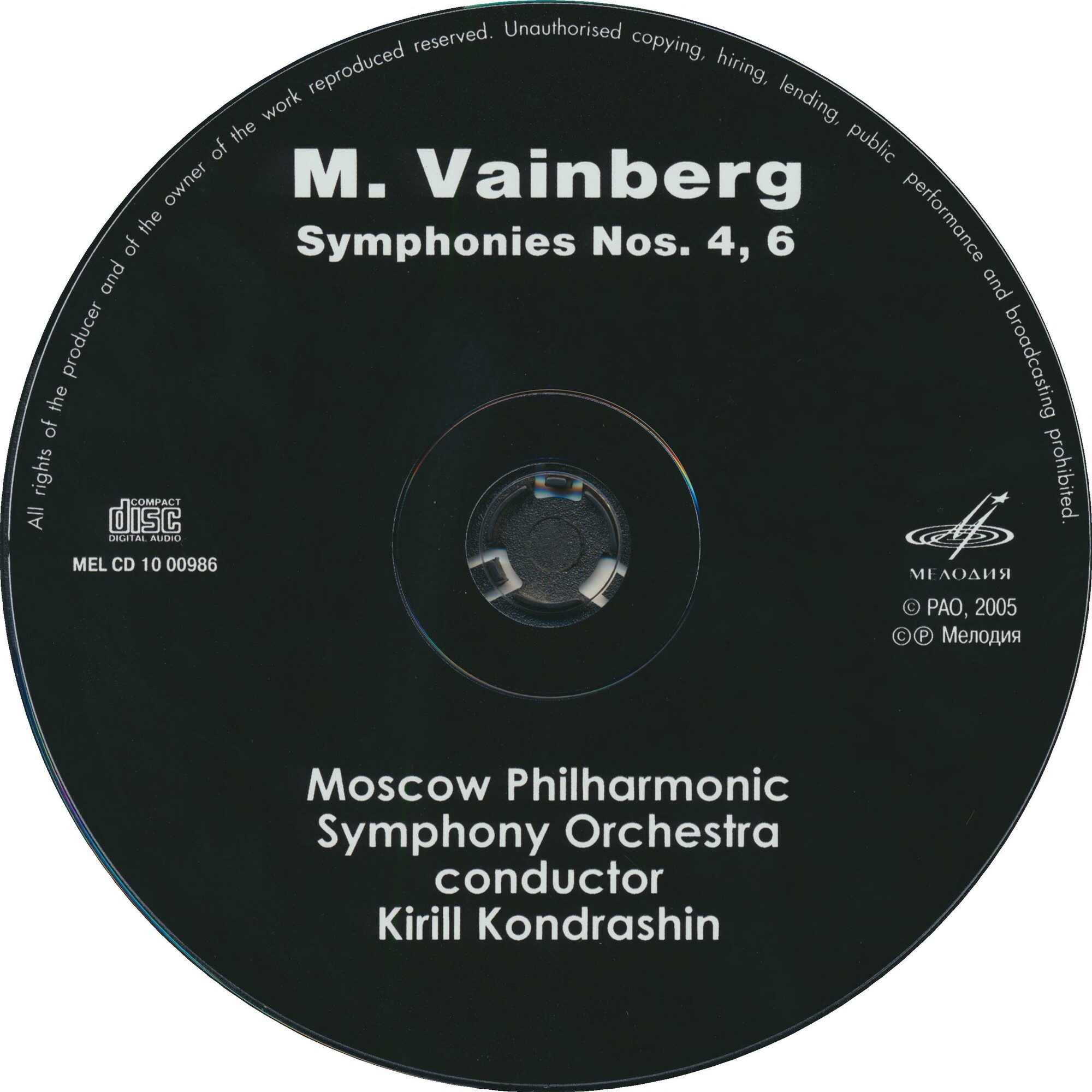 М. Вайнберг. Симфонии № 4, 6