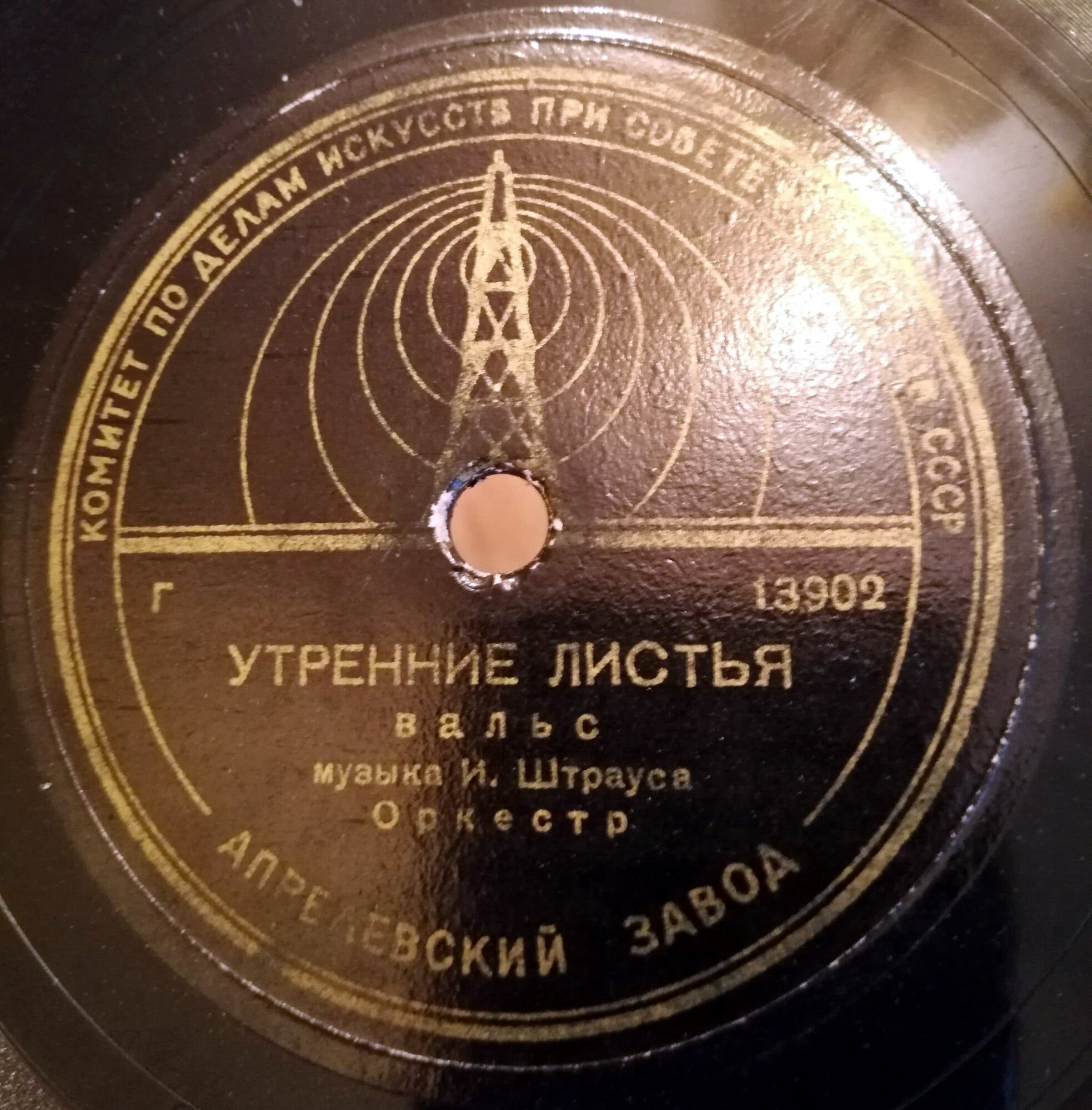 Оркестр - Утренние листья, вальс (муз. И. Штрауса) / У нас в деревне, полька