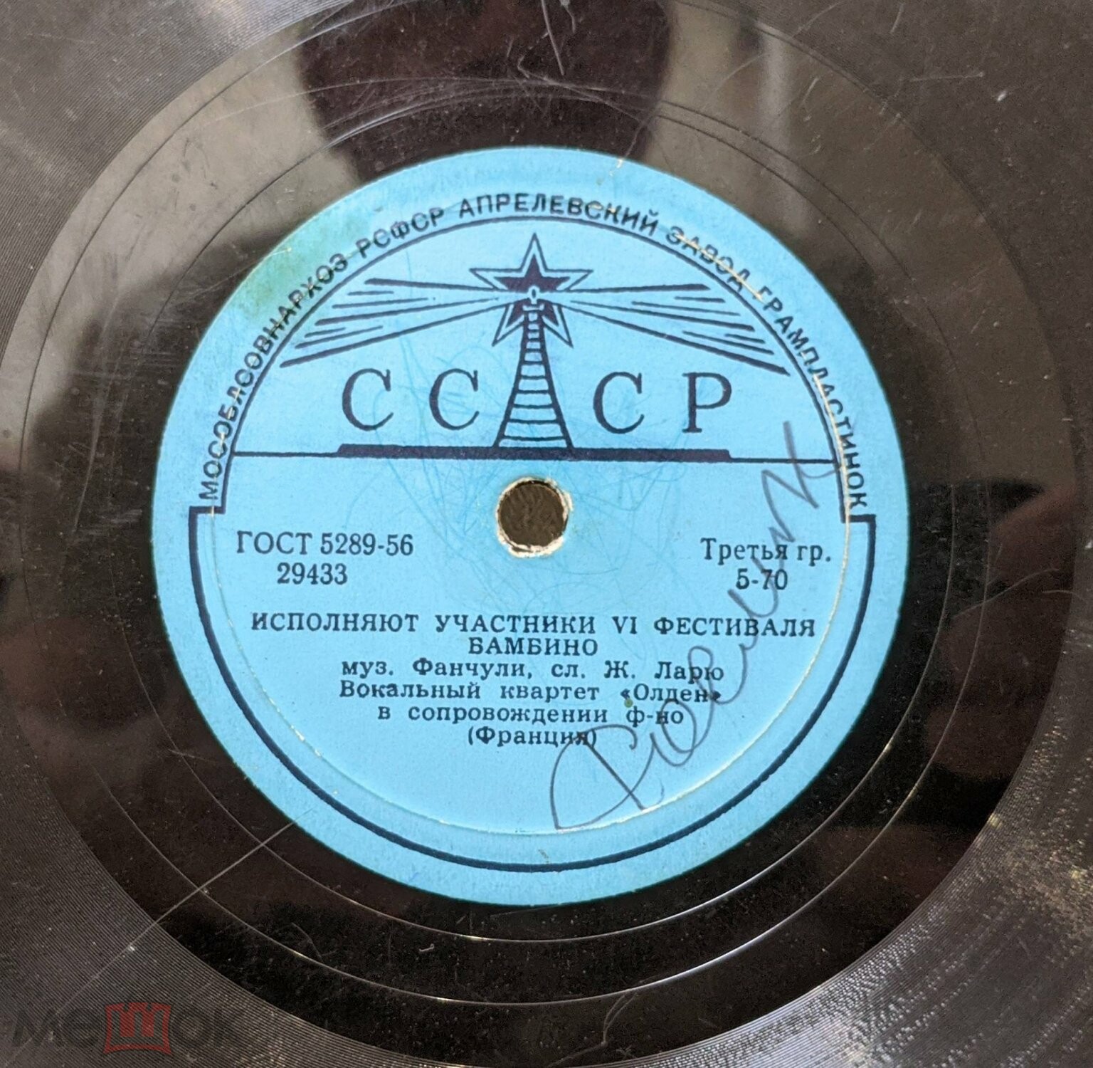 Исполняют участники VI фестиваля (Франция)