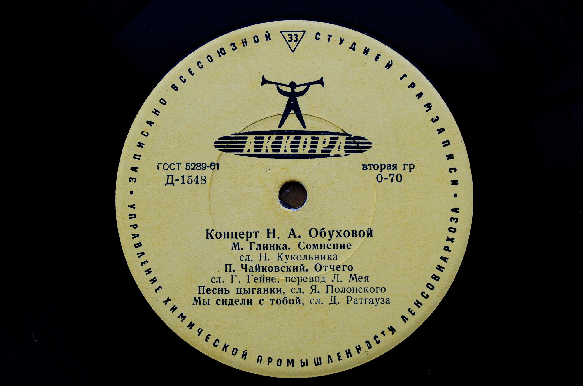 Концерт Н. А. Обуховой