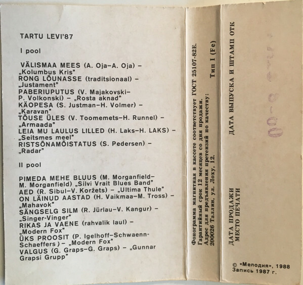 Tartu Levi 87