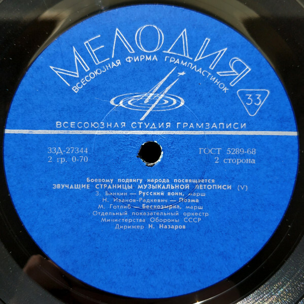 Боевому подвигу народа посвящается : Звучащие страницы музыкальной летописи (5)