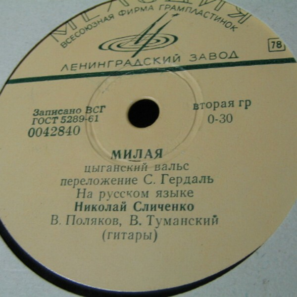 Николай Сличенко — Замурдынэ / Милая