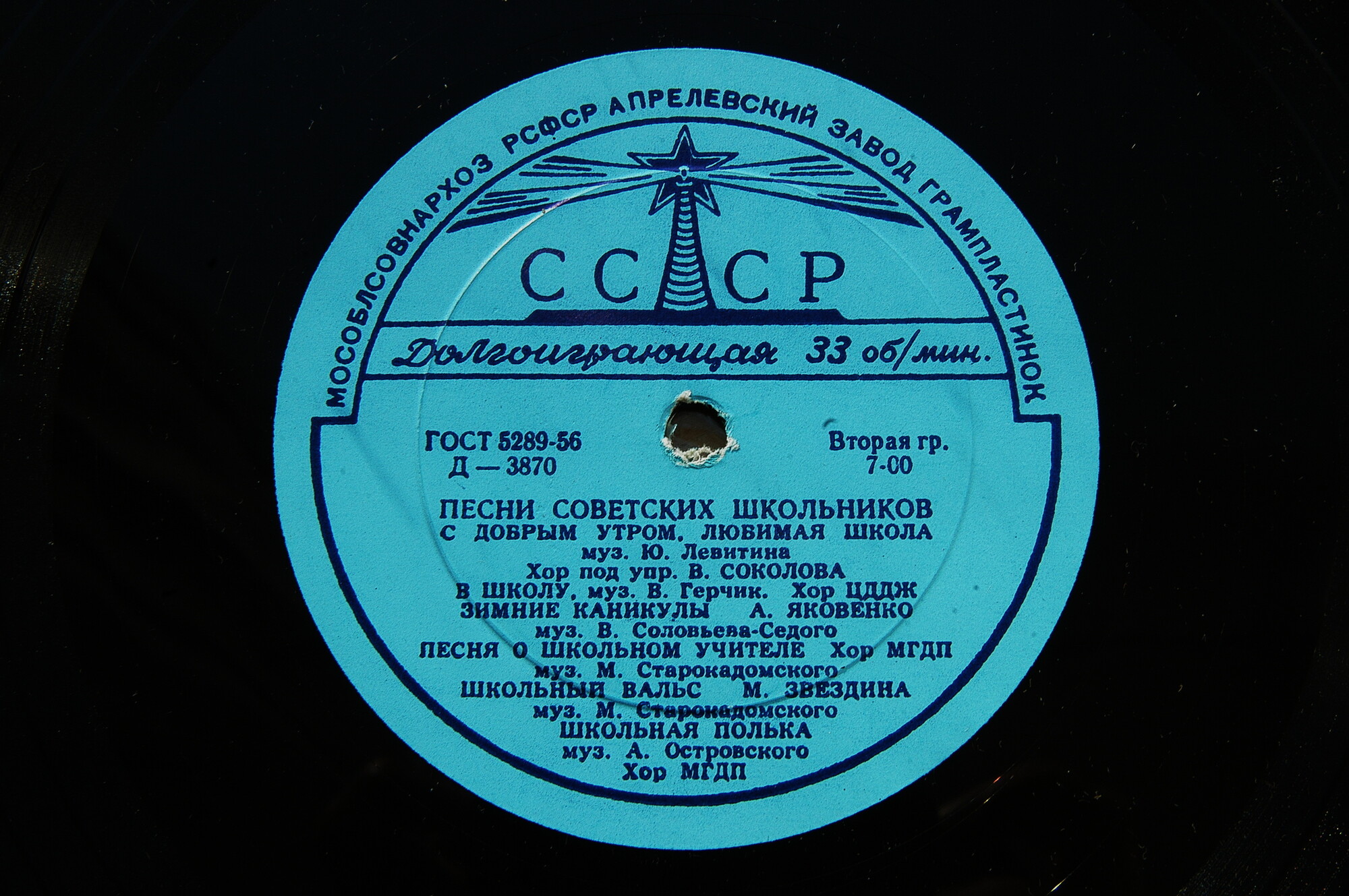 Песни советских школьников