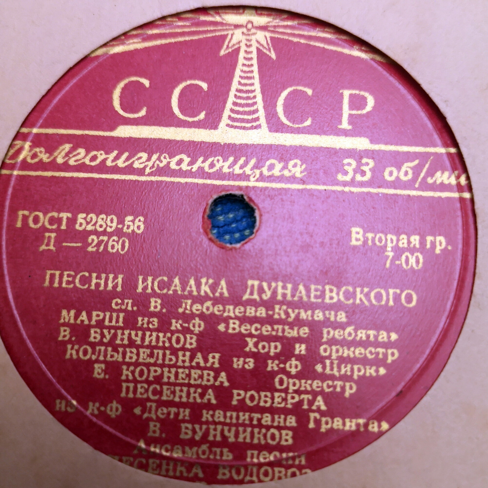 Песни И. Дунаевского