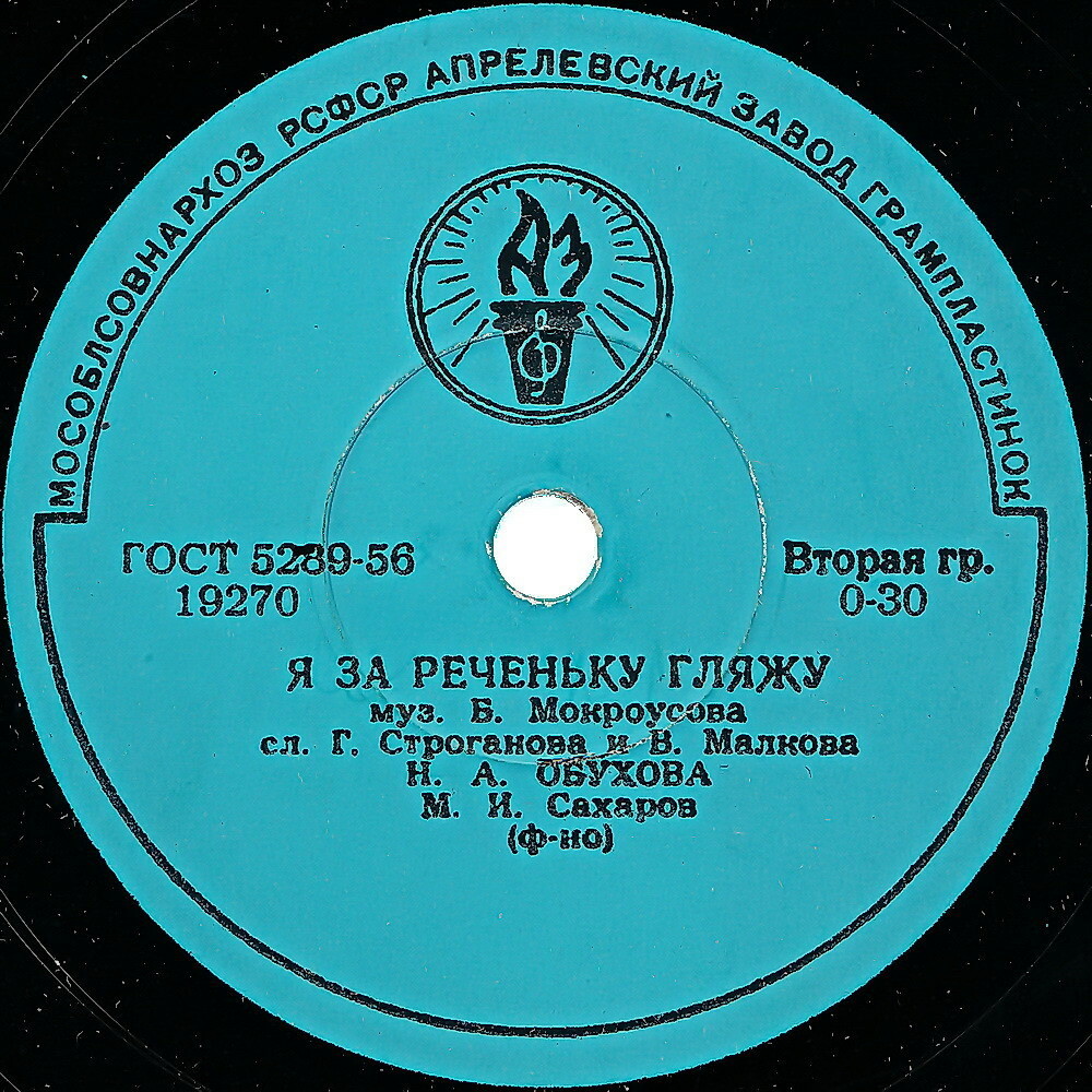 Н. Обухова  — Я за реченьку гляжу