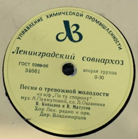 В. Копылов и В. Матусов - Песня о тревожной молодости / Огни дорожные горят