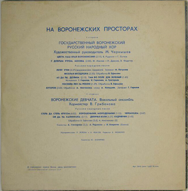 «На воронежских просторах»