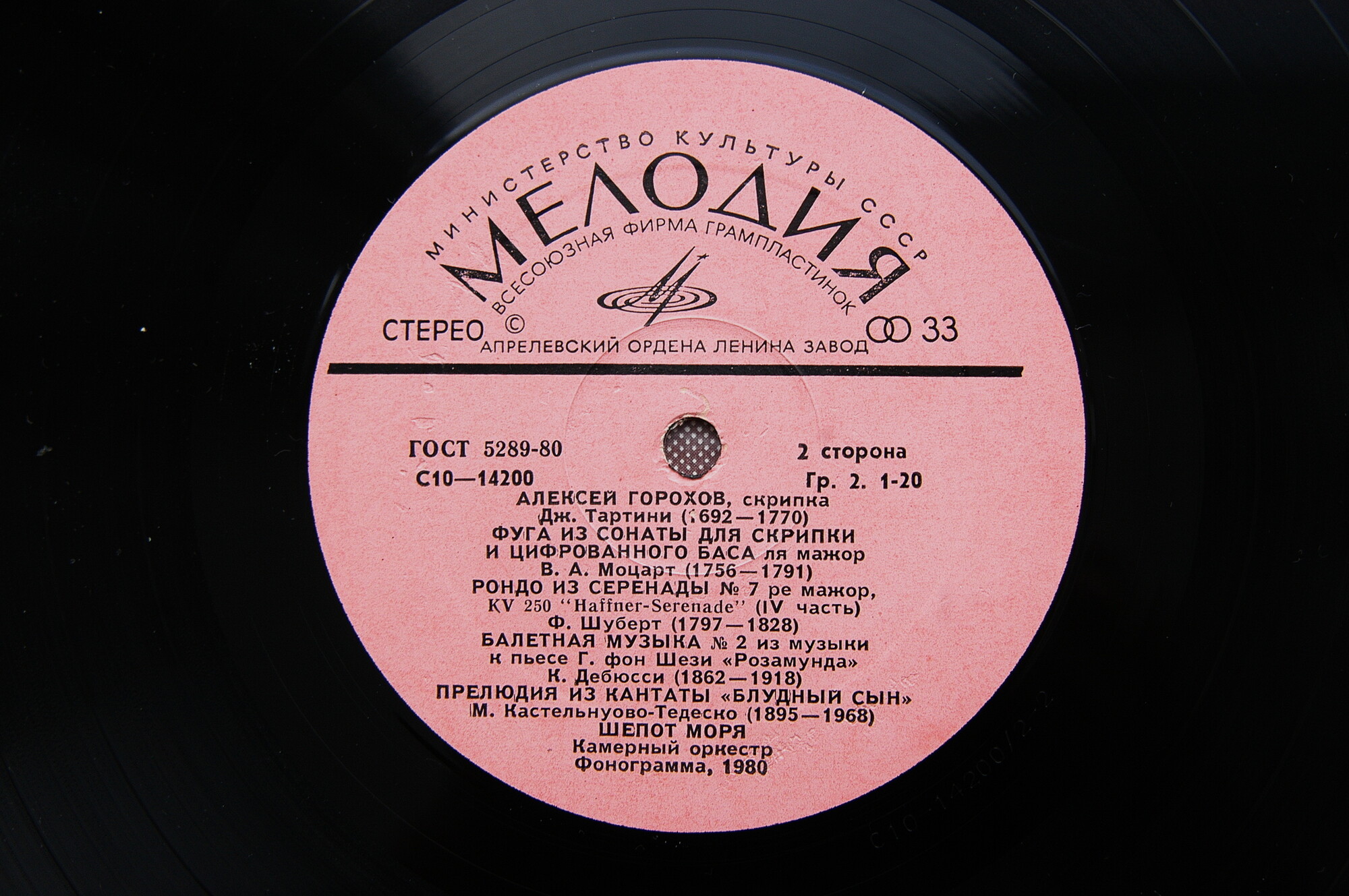 Алексей ГОРОХОВ (скрипка)