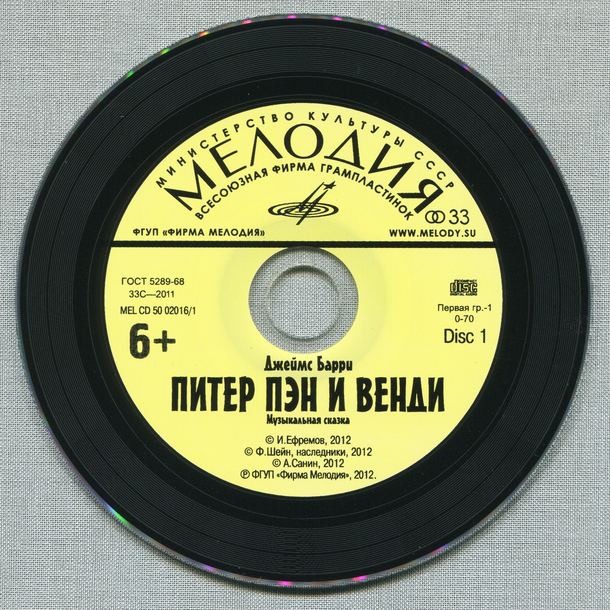 Барри Джеймс - Питер Пэн и Венди (инсценировка)
