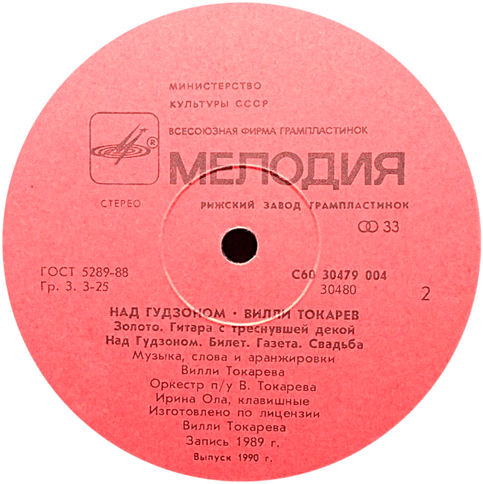 Вилли ТОКАРЕВ. «Над Гудзоном»