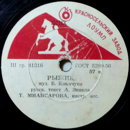 Тамара Миансарова — Давай никогда не ссориться / Рыжик