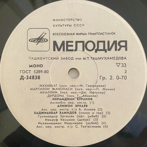 Узбекские песни и мелодии