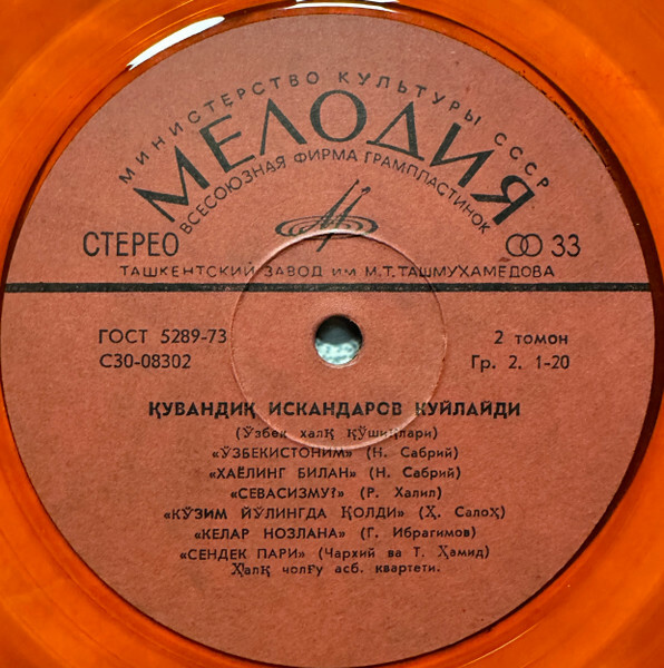 ИСКАНДАРОВ Кувандик.