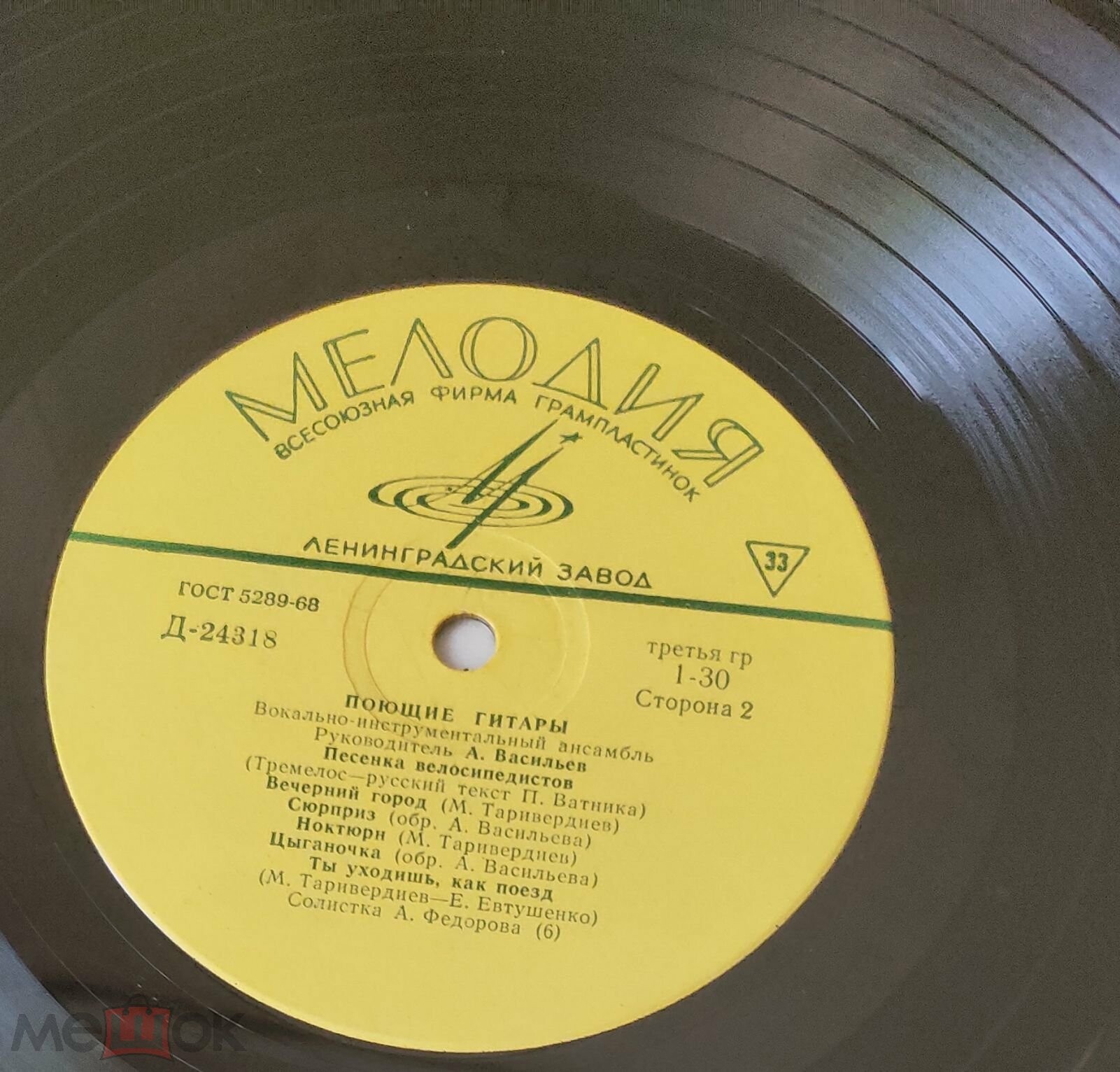 ВИА "Поющие гитары", рук. А. Васильев