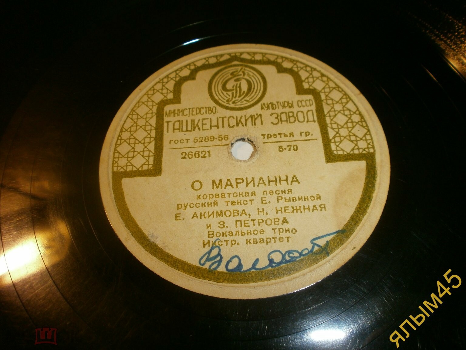 А. К. Матюшина - Новоселы-земляки // Вокальное трио - О Марианна