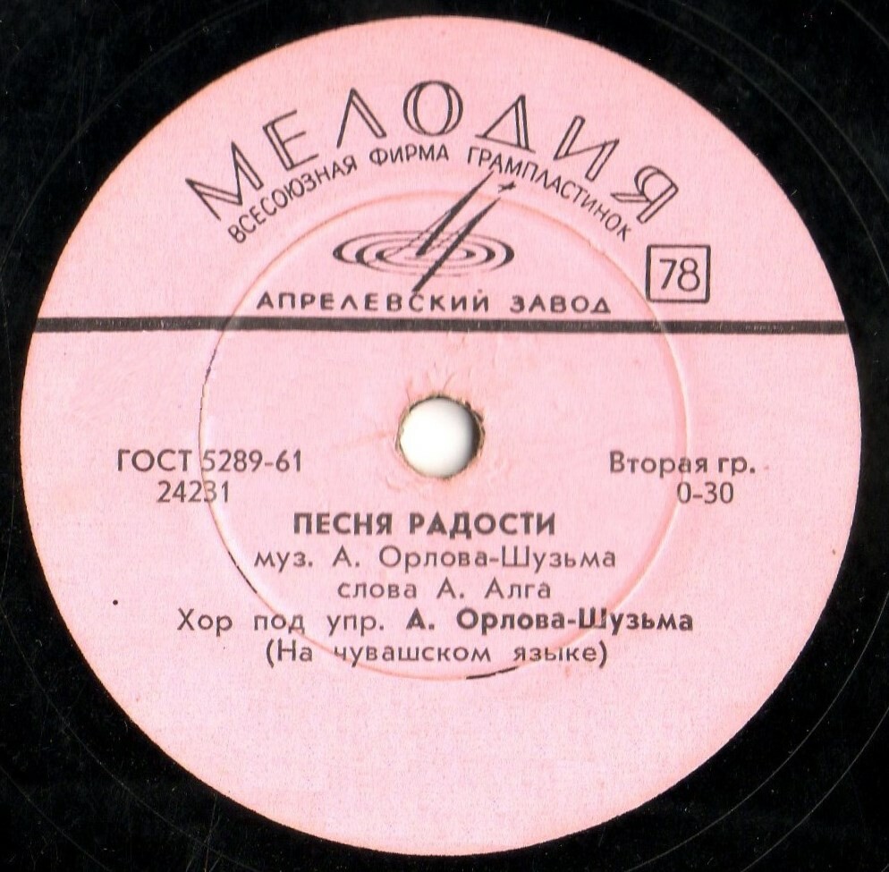 Песня радости // Тюттель; Тюньки тюньки (на чувашском языке)