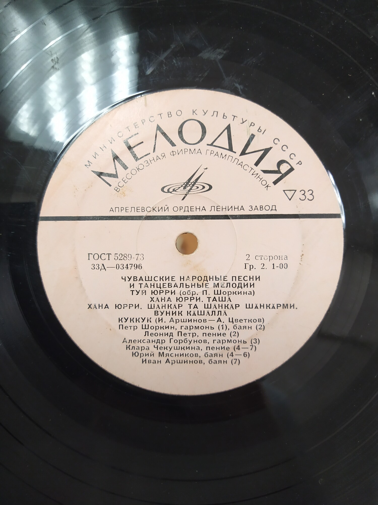 ЧУВАШСКИЕ НАРОДНЫЕ ПЕСНИ И ТАНЦЕВАЛЬНЫЕ МЕЛОДИИ