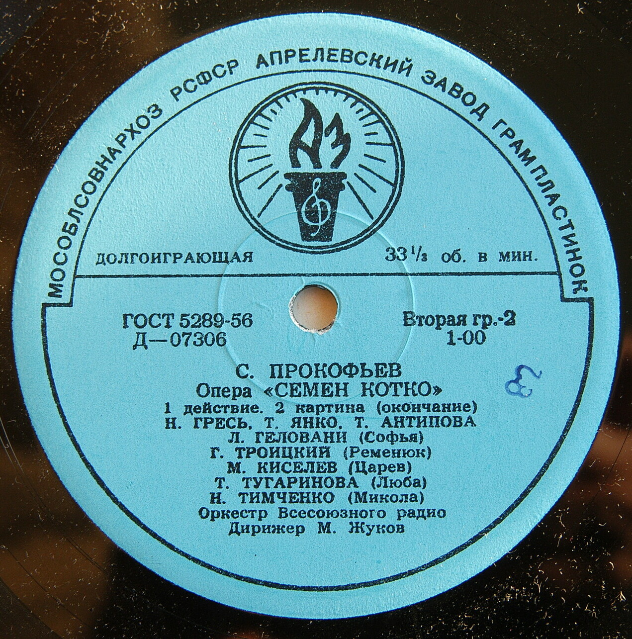 С. ПРОКОФЬЕВ: Опера "Семен Котко"