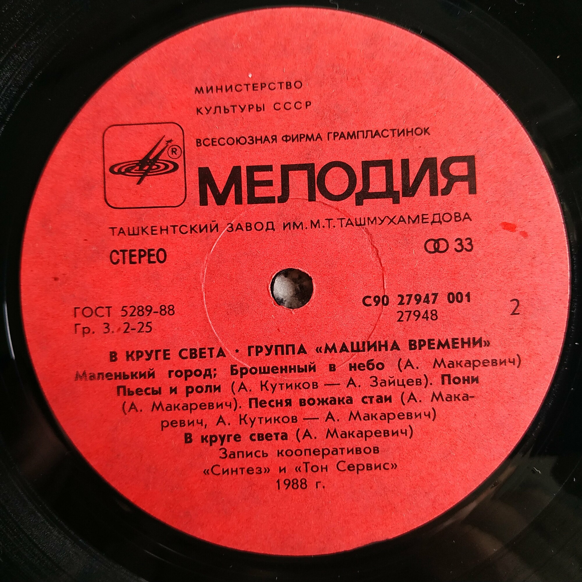 МАШИНА ВРЕМЕНИ. «В круге света»