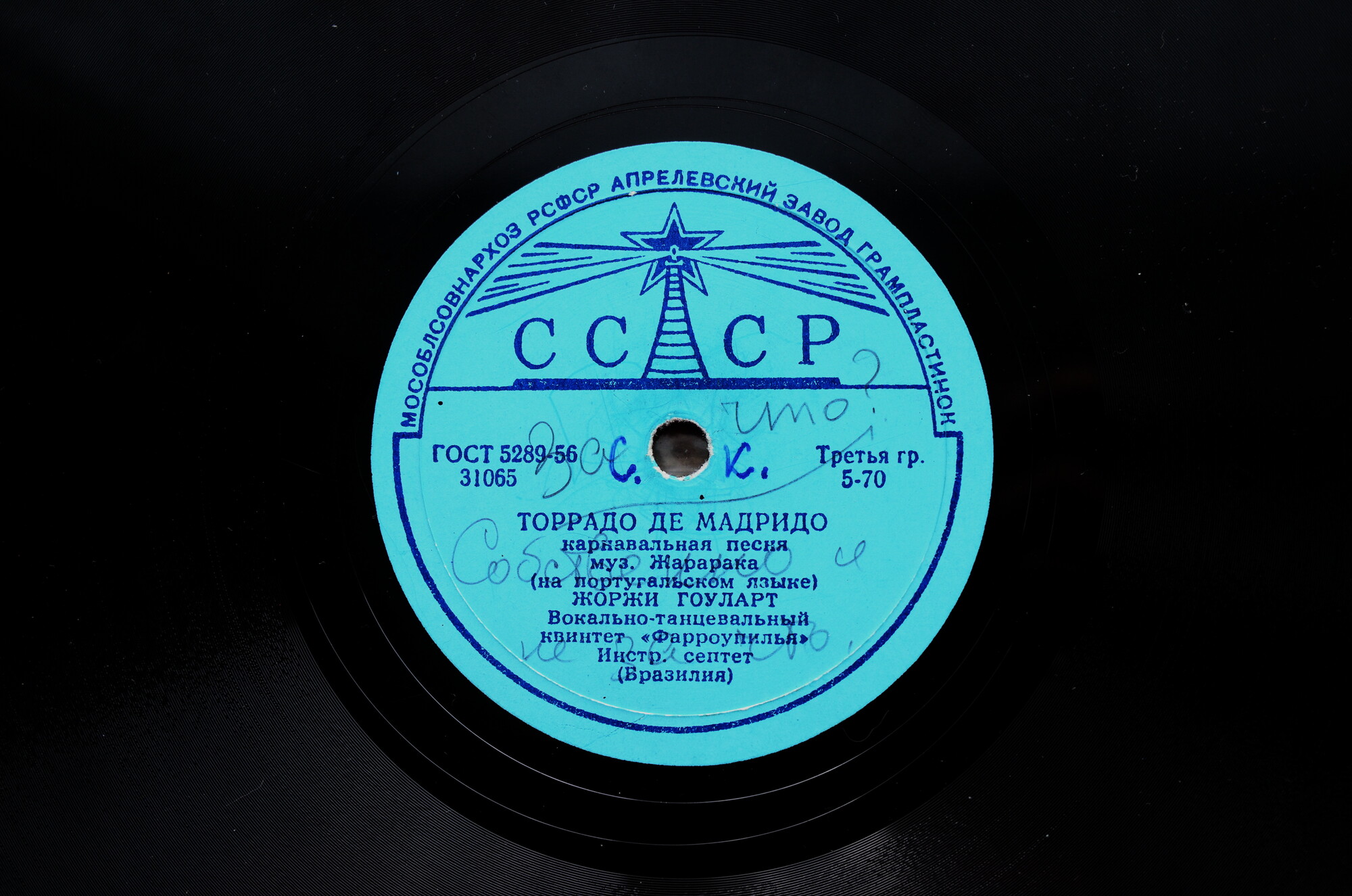 Жоржи Гоуларт - Мама, йо керо / Торрадо де Мадридо