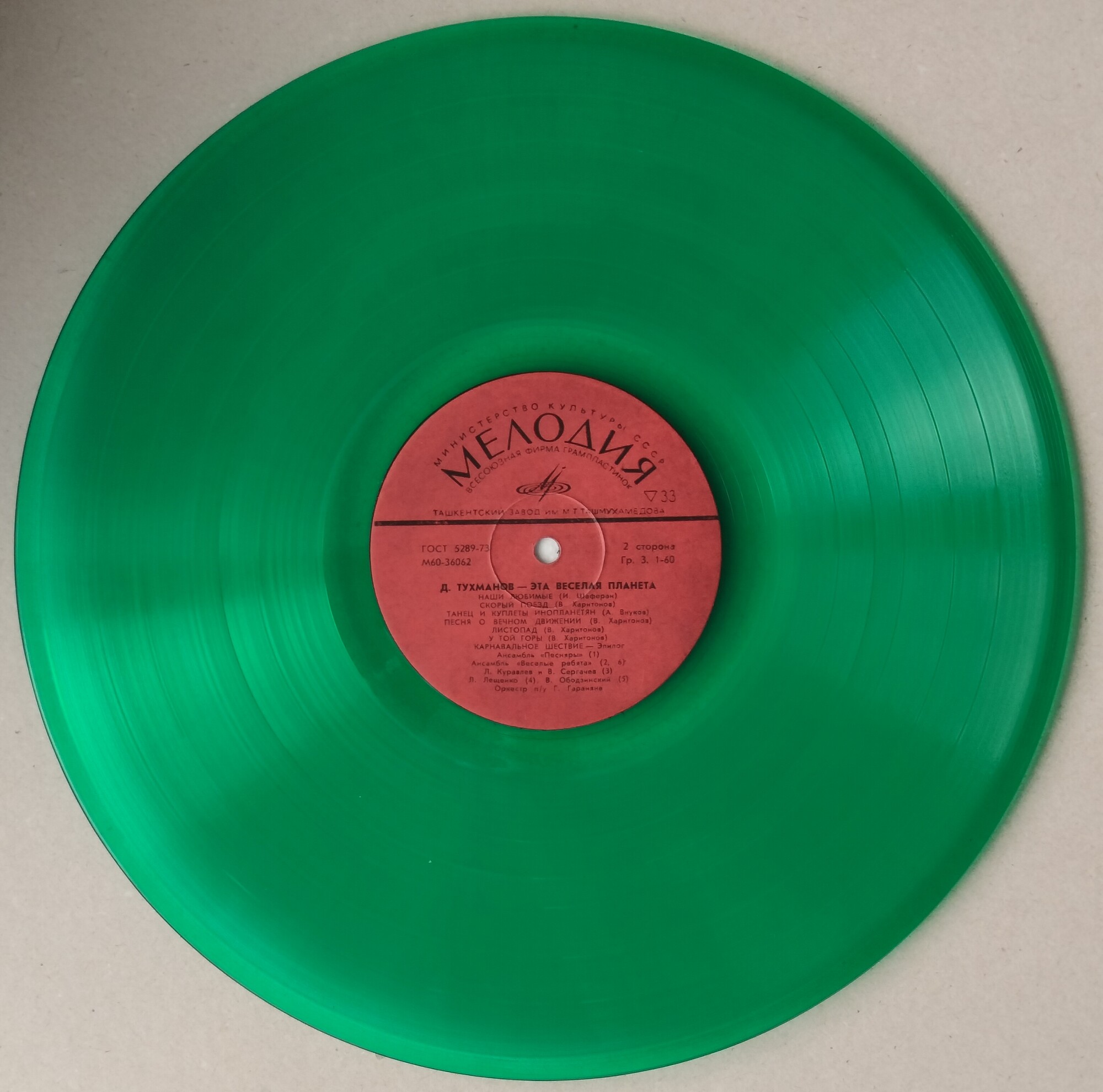 Давид Тухманов. «Эта веселая планета»