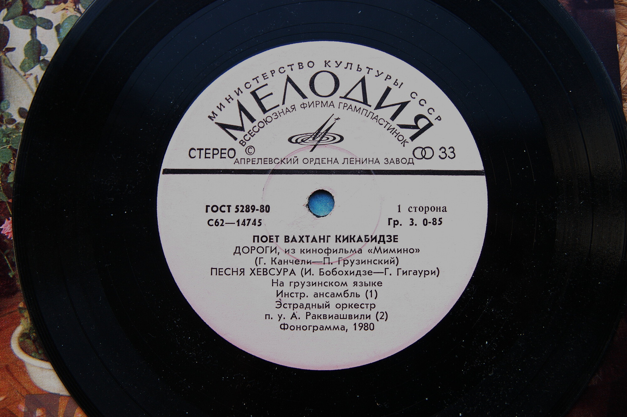 Поет Вахтанг Кикабидзе