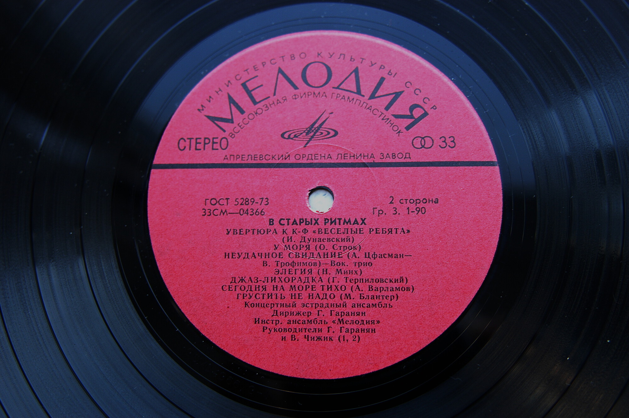 Ансамбль «Мелодия». В старых ритмах