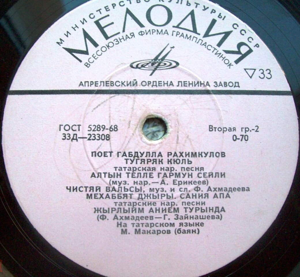 Габдулла РАХИМКУЛОВ: Татарские песни