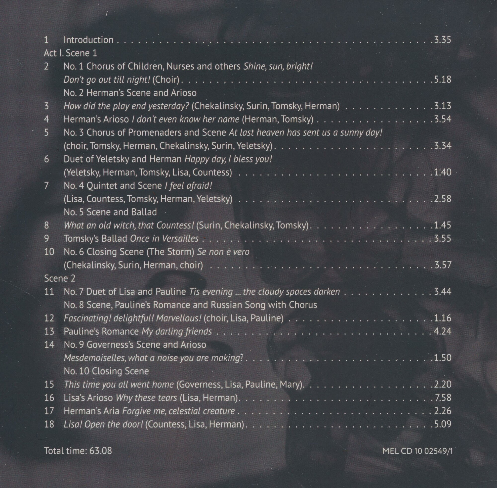 П. И. Чайковский «Пиковая дама»