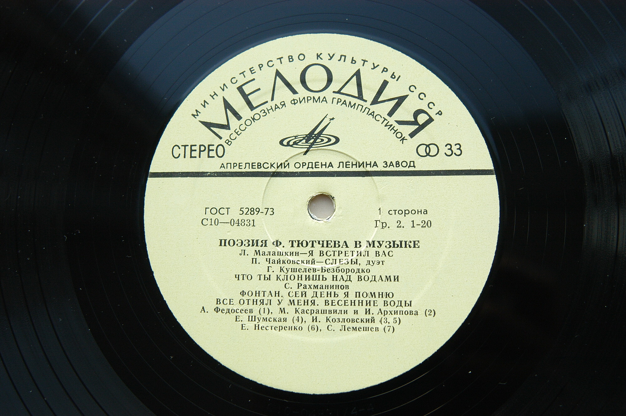 ПОЭЗИЯ Ф. ТЮТЧЕВА В МУЗЫКЕ.