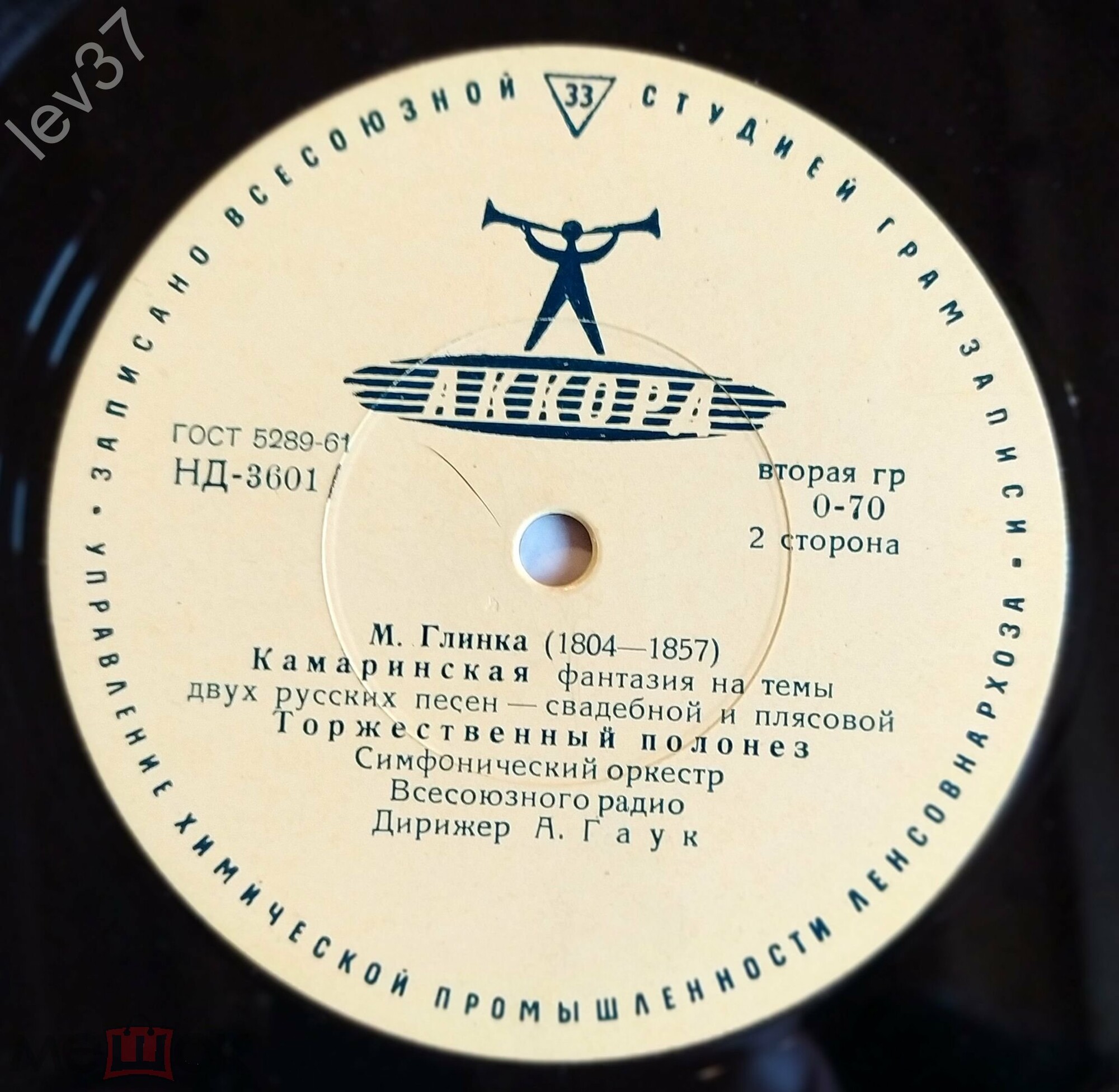 М. ГЛИНКА (1804–1857): Оркестровые произведения (А. Гаук, К. Иванов)