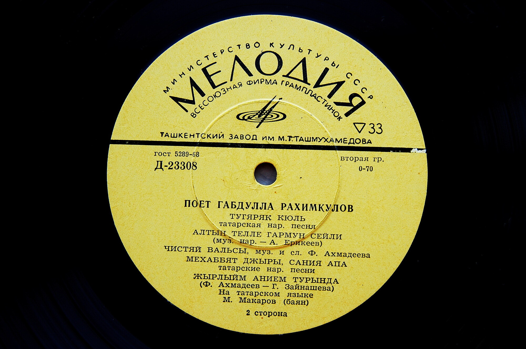 Габдулла РАХИМКУЛОВ: Татарские песни