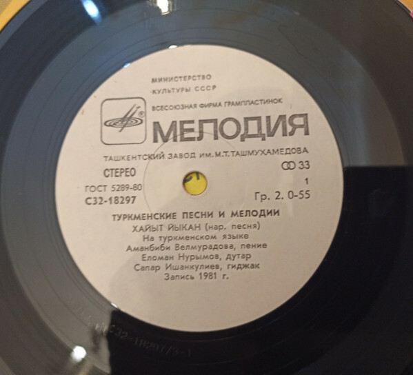 Туркменские песни и мелодии