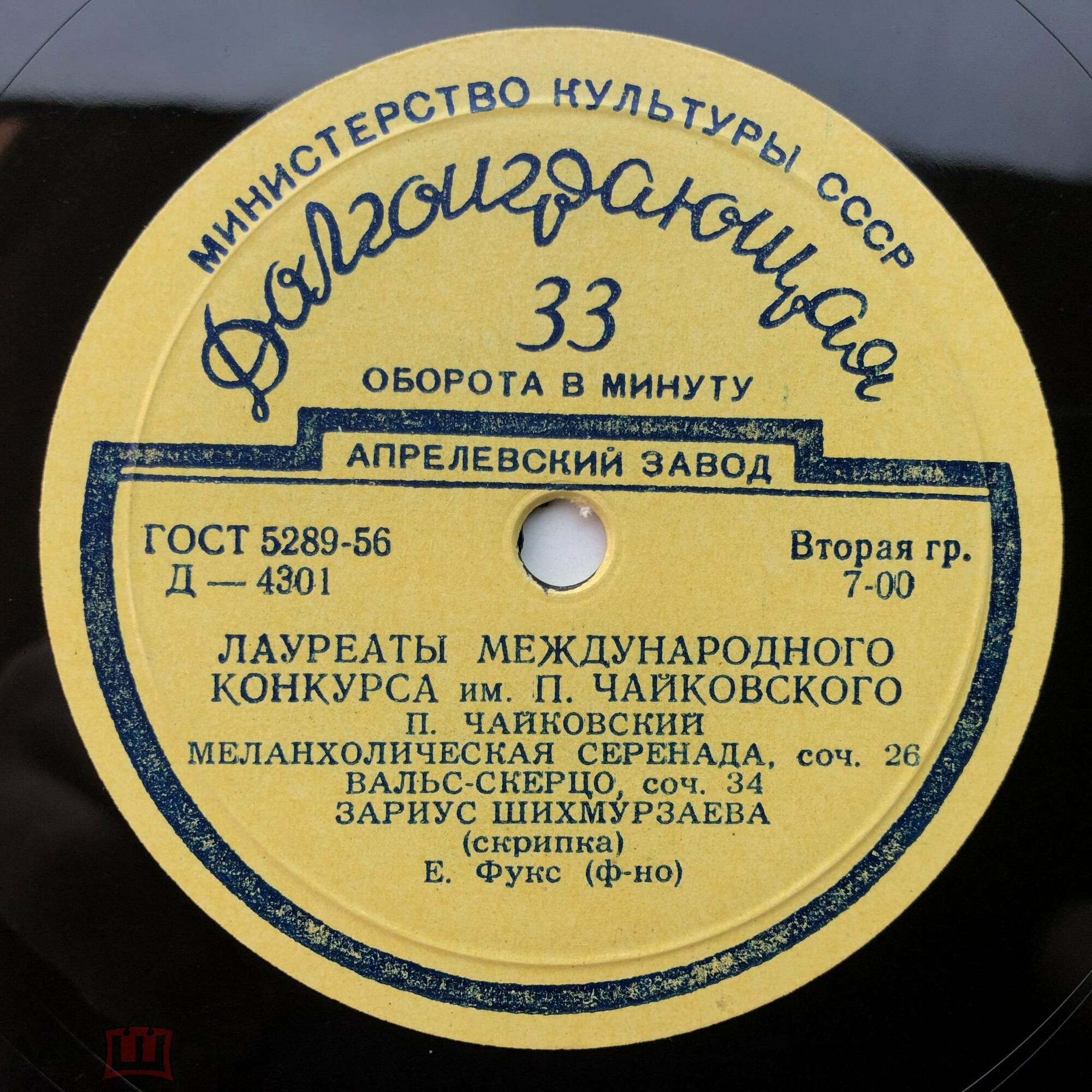 Зоря Шихмурзаева (скрипка)