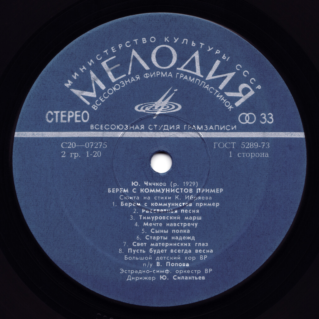 Ю. ЧИЧКОВ. Берем с коммунистов пример