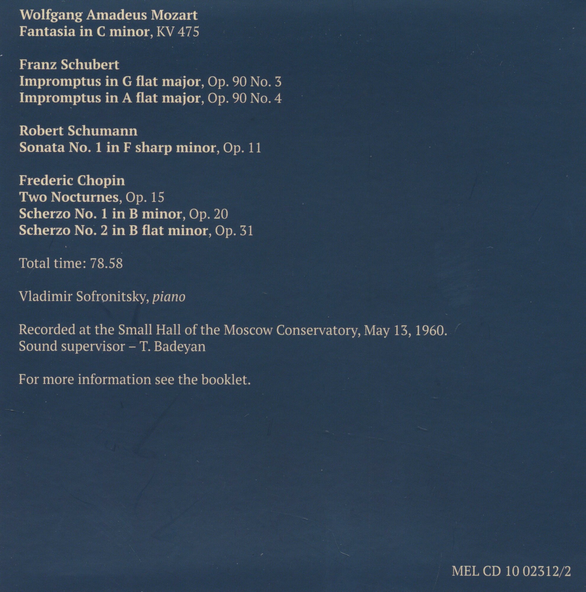 Vladimir Sofronitsky: Concert Recordings (Live)