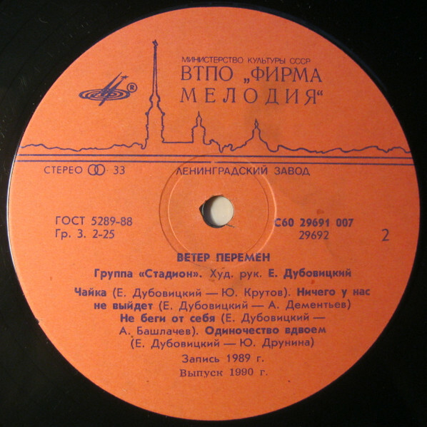 Группа «Стадион». Ветер перемен