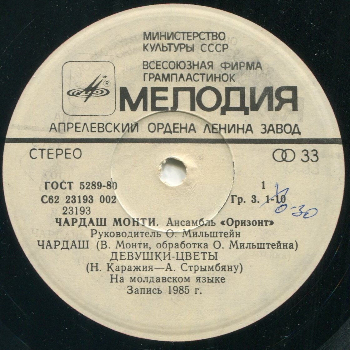 Ансамбль "Оризонт". Чардаш Монти