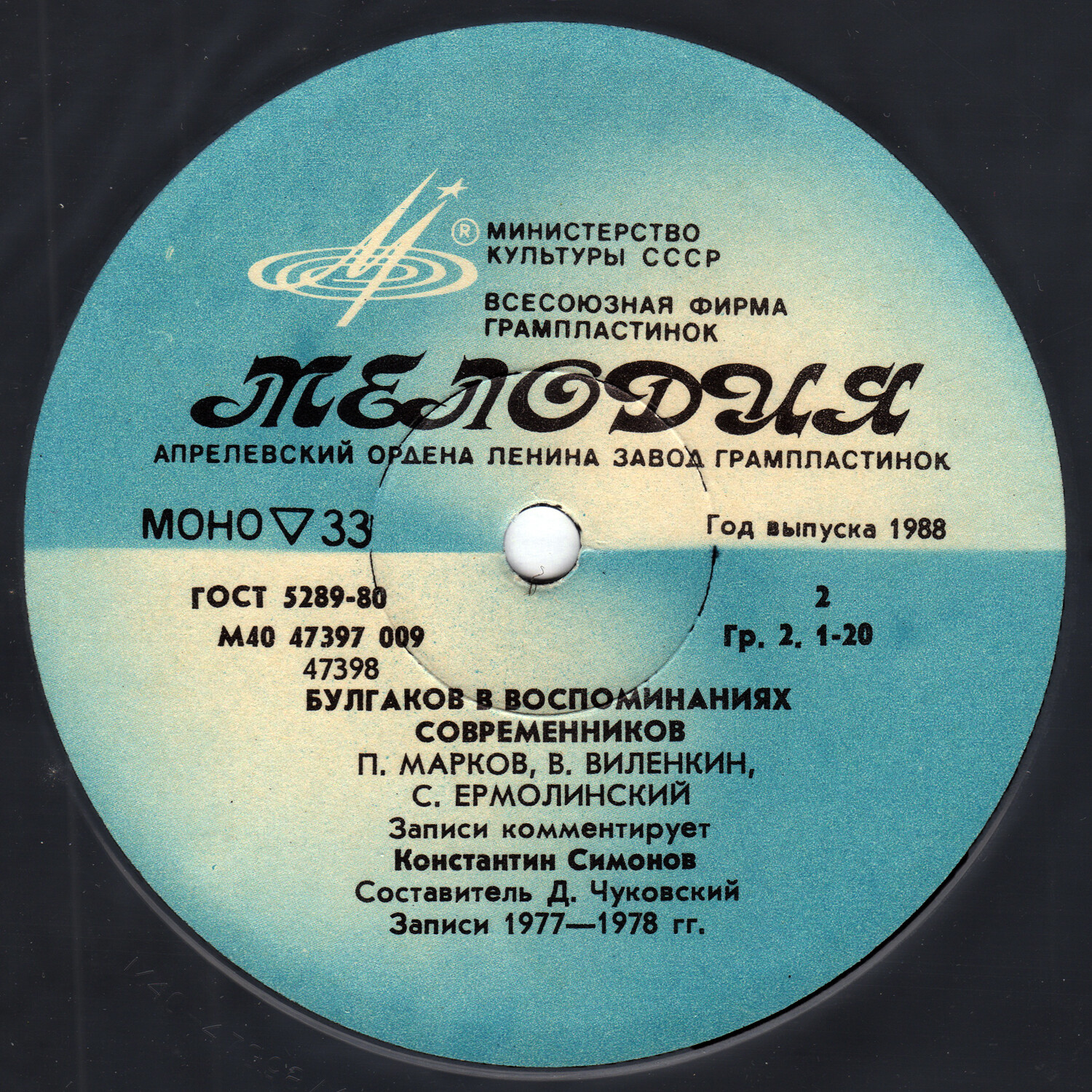 М. БУЛГАКОВ в воспоминаниях современников