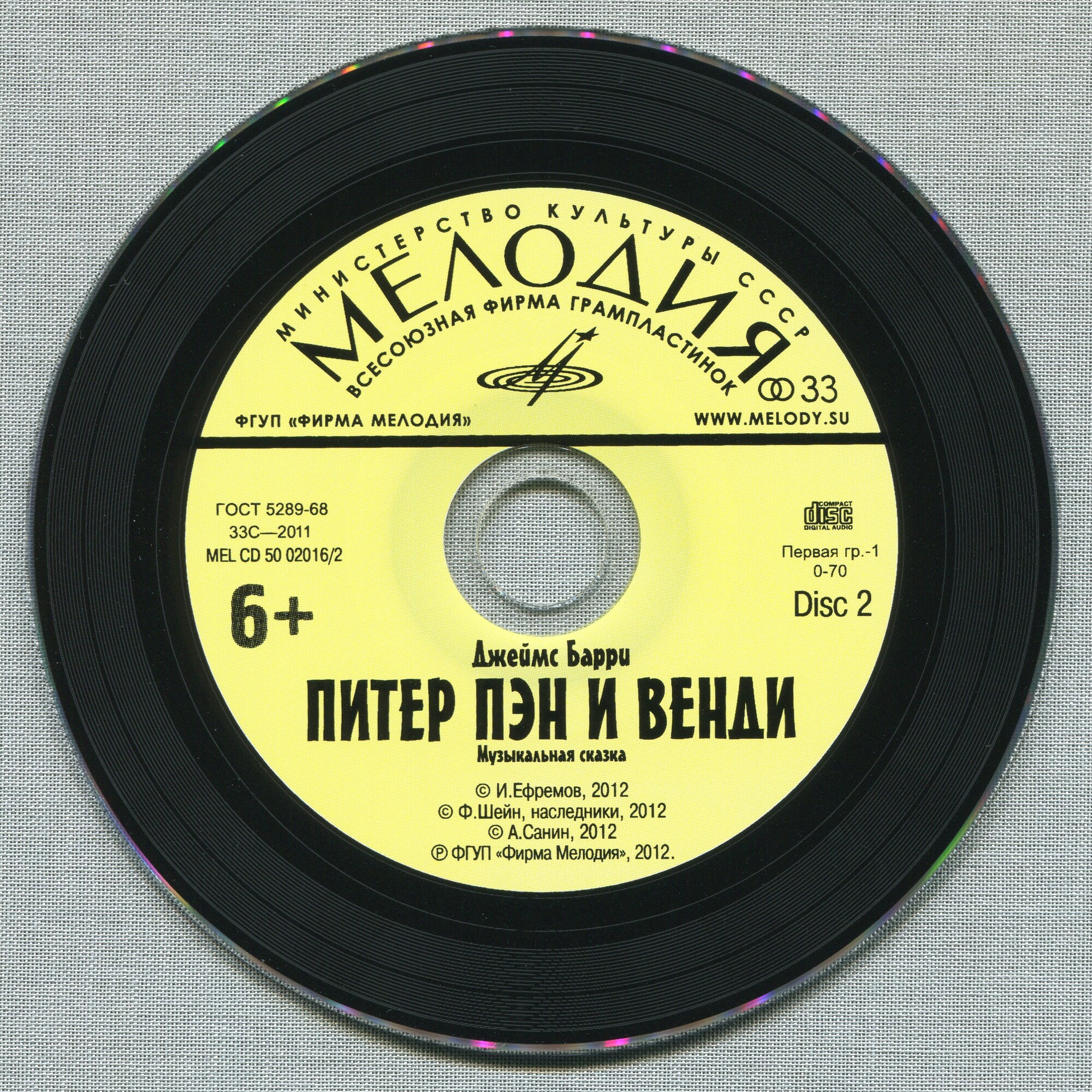 Барри Джеймс - Питер Пэн и Венди (инсценировка)