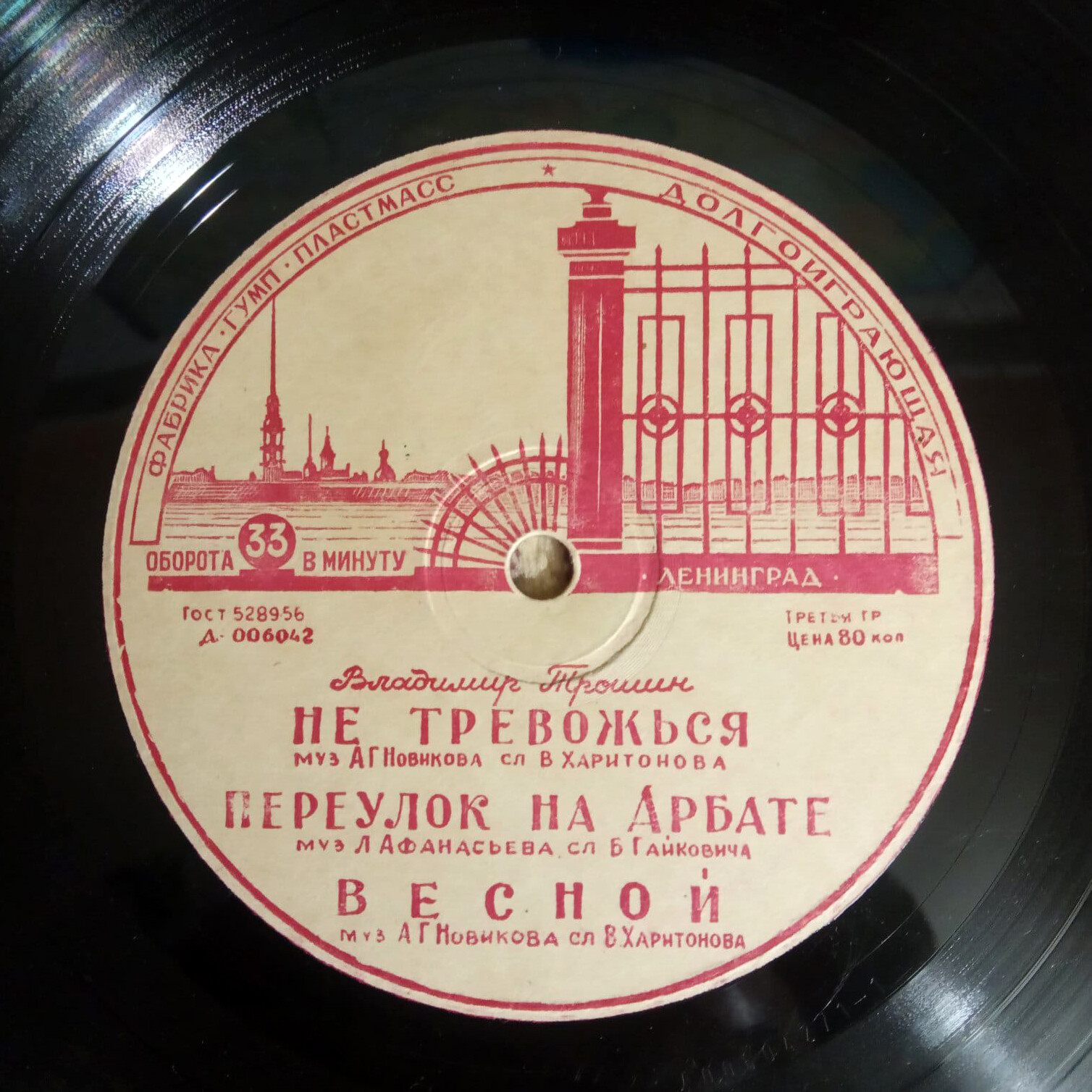 Поёт Владимир Трошин