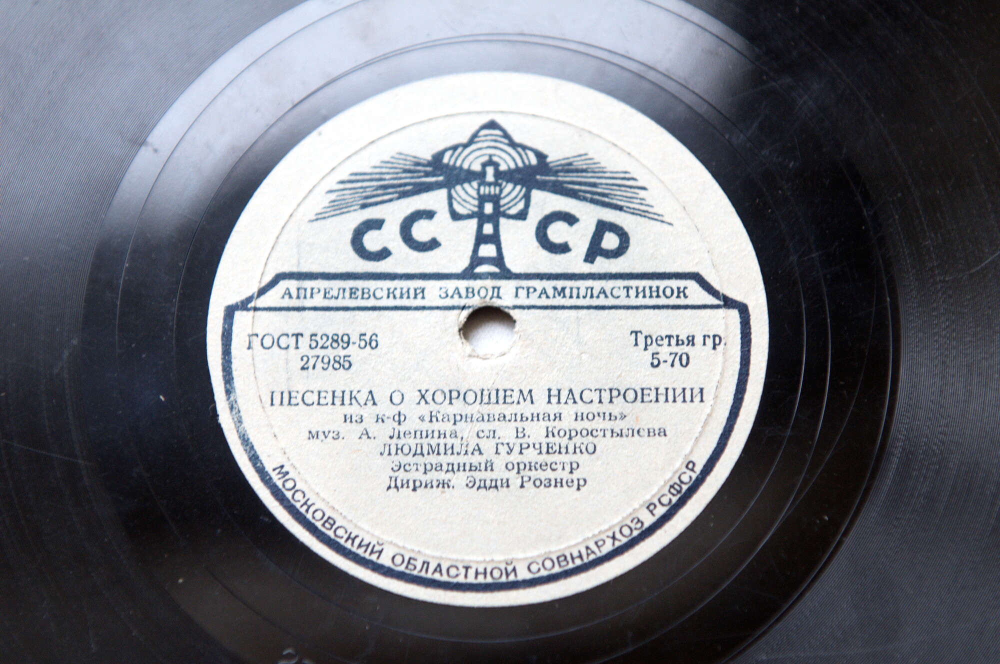 Музыка из к/ф «Карнавальная ночь»